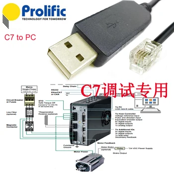 Prolific USB rs232 pentru rj9 4p4c pentru Servotronix CDHD C7 Consola pas cu pas Conduce Encoder Cablu