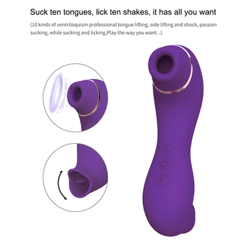 Puternic Vagin Supt Vibrator Punctul G Masaj Clitoris Stimularea Vibrații Biberon Fraier Adulți Masturbator Femei Jucarii Sexuale
