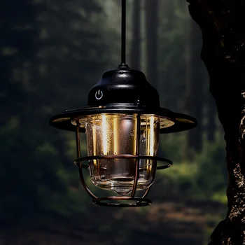 Retro Felinar Camping în aer liber Lucrările de Reparații Lumina Impermeabil Cort de Lumină LED-uri Lanterna Reîncărcabilă Lampă de Urgență Grădină Perdeaua de Lumină