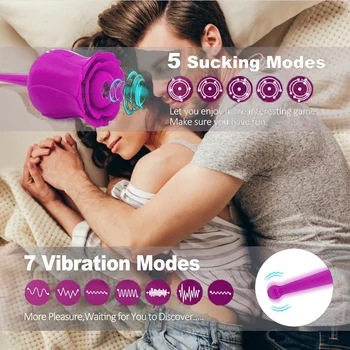 Rose Limba Vibratoare Suge Vibratorul Pentru Femei Biberon Fraier Lins G-Spot Stimularea Clitorisului Adult Jucarii Sexuale Pentru Cupluri