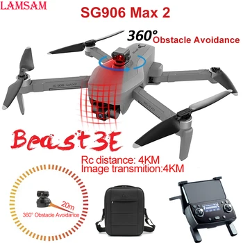 SG906MAX2 Profesionale FPV Camera 4K Drona cu 3-Axis Gimbal 4KM fără Perii GPS Quadcopter de Evitare a obstacolelor SG906max 2 Drone