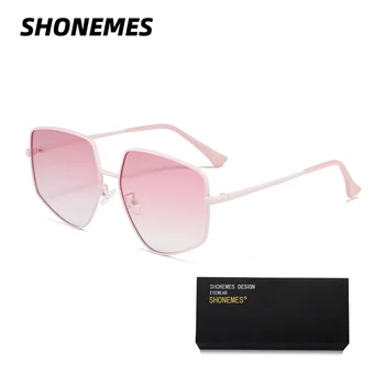 SHONEMES Designer Polarizat ochelari de Soare pentru Femei Big Cadru Neregulate Ochelari de Soare în aer liber UV400 Supradimensionat Eyewar pentru Femei