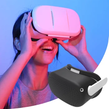 Silicon moale Caz Coajă Pentru Oculus Quest 2 set de Căști VR Consola Anti-coliziune Capac de Protecție Pentru Quest 2 VR Accesorii