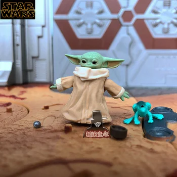 Star Wars Acțiune Figura Yoda Copil Articulații Mobile Mini Cute Model De Ornamente De Jucarii Pentru Copii Cadouri