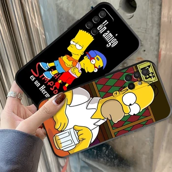 The Simpsons Cazuri de Telefon Pentru Samsung A51 A52 4G 5G Pentru A51 A52 Moale Coque de Lux Ultra Coajă de Protecție Unisex Smartphone