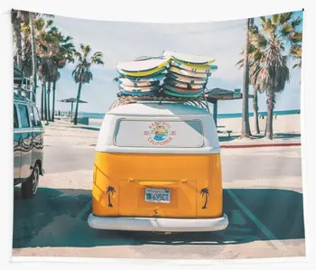Van Combi Surf Tapiserie De Perete De Acoperire Prosop De Plajă Arunca Pătură Picnic Yoga Mat Decor Acasă