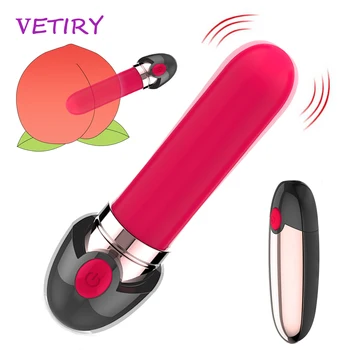 VETIRY Ruj Dildo Vibrator Vaginal Masaj punctul G, Clitorisul Stimulator Erotic Masturbare Jucarii Sexuale pentru Femei USB de Reincarcare