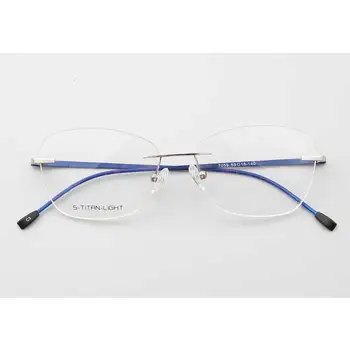 YOUTOP 2018 Nou Mare fără ramă cadru din Oțel Inoxidabil miopie bărbați rama de ochelari baza de prescriptie medicala rama de ochelari 7059